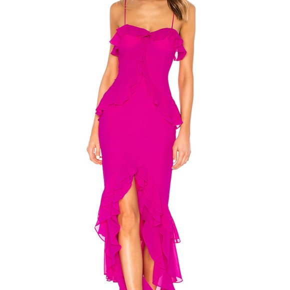 Lovers + Friends Dresses & Skirts - NEW NWT Lovers + Friends Melissa Gown in Magenta